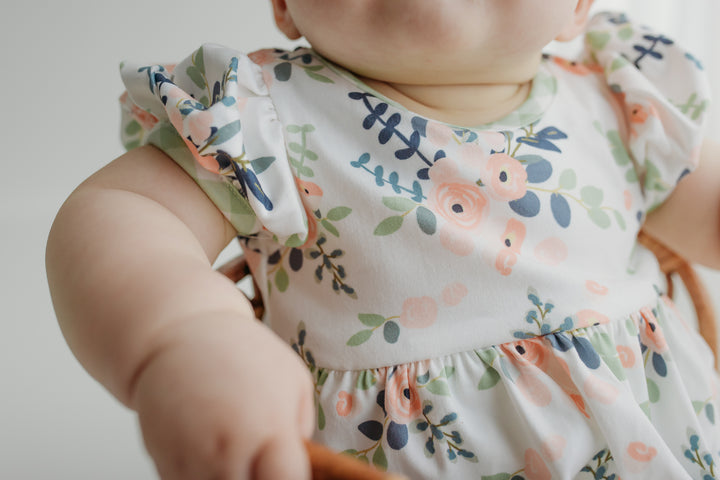 Among The Wildflowers Skirted Romper