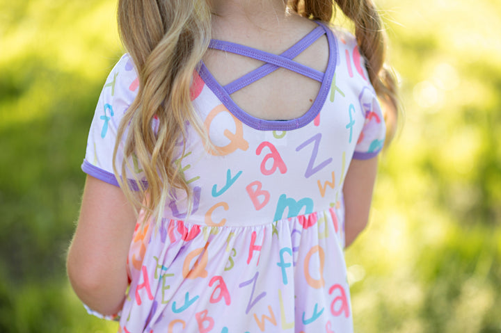 Spell It Out Dress- In Stock