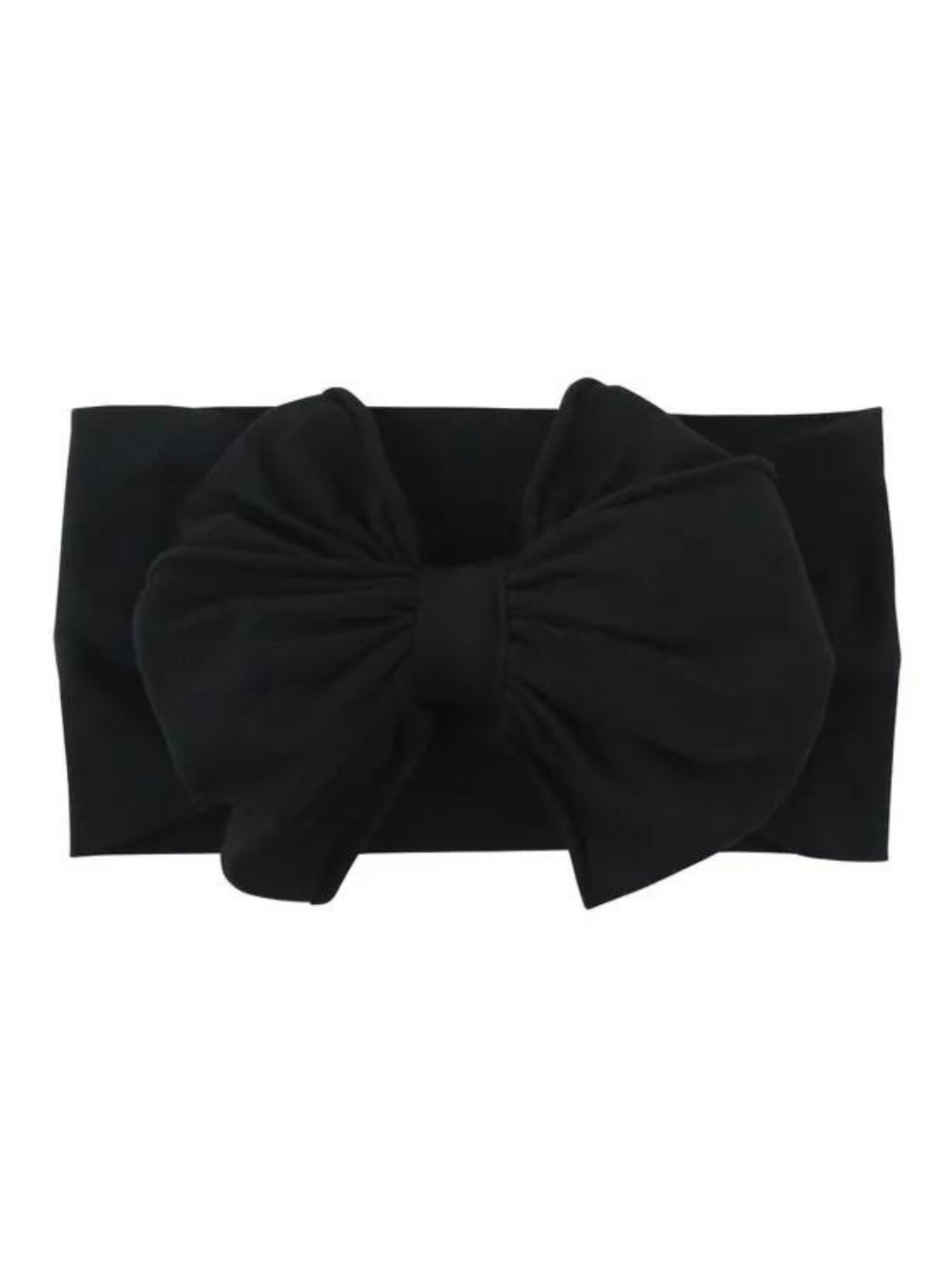 Black Big Bow Headband | Ruffle Butts