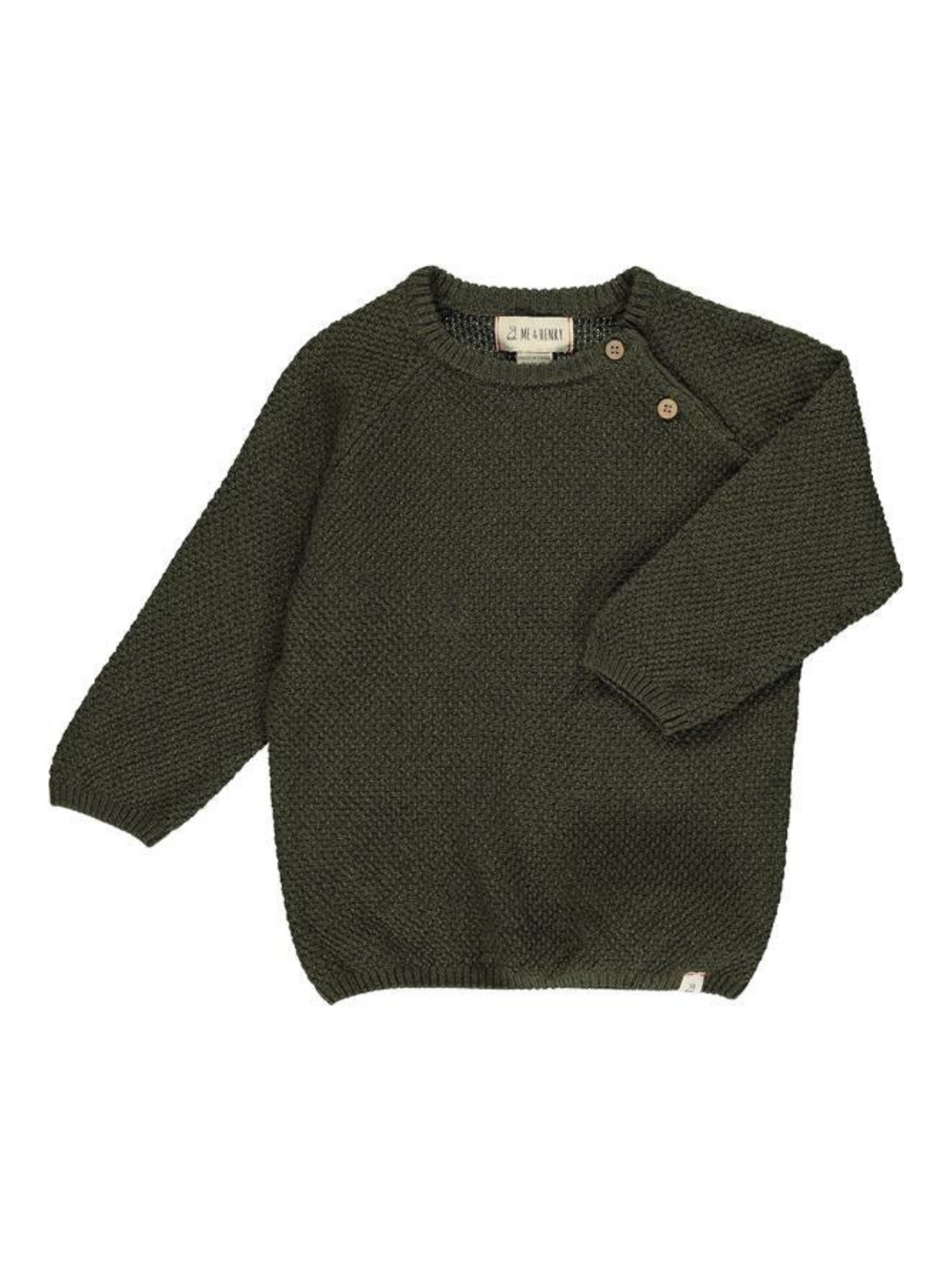 Morrison Baby Sweater - Green | Me & Henry