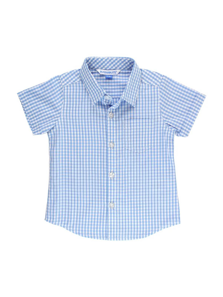 Cornflower Blue Gingham Shirt | Rugged Butts