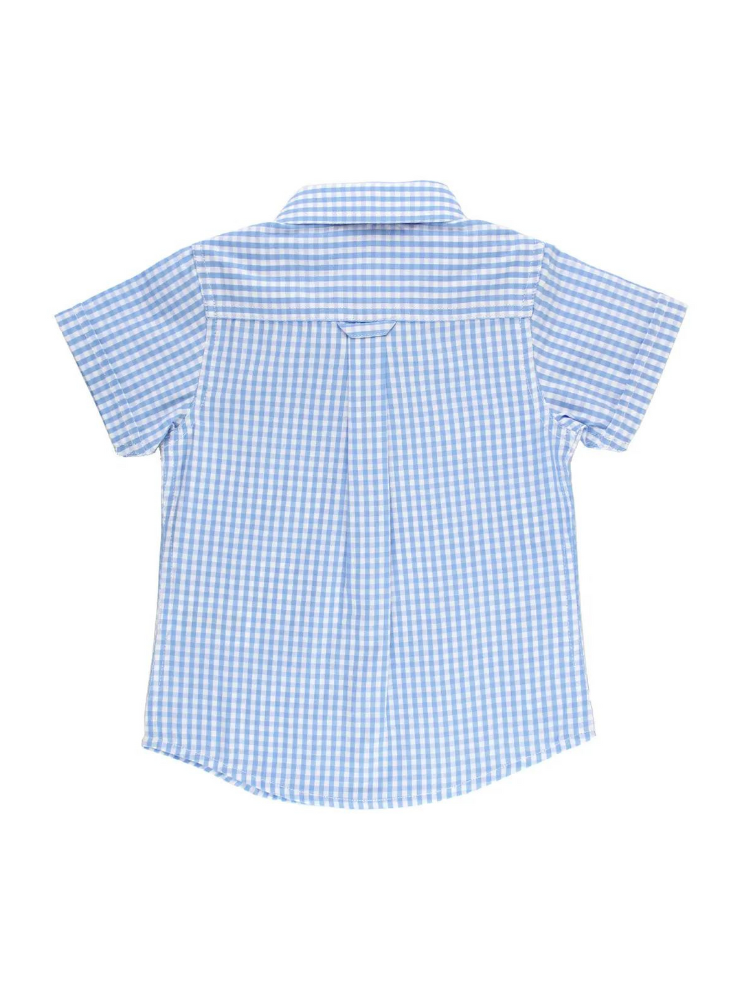 Cornflower Blue Gingham Shirt | Rugged Butts