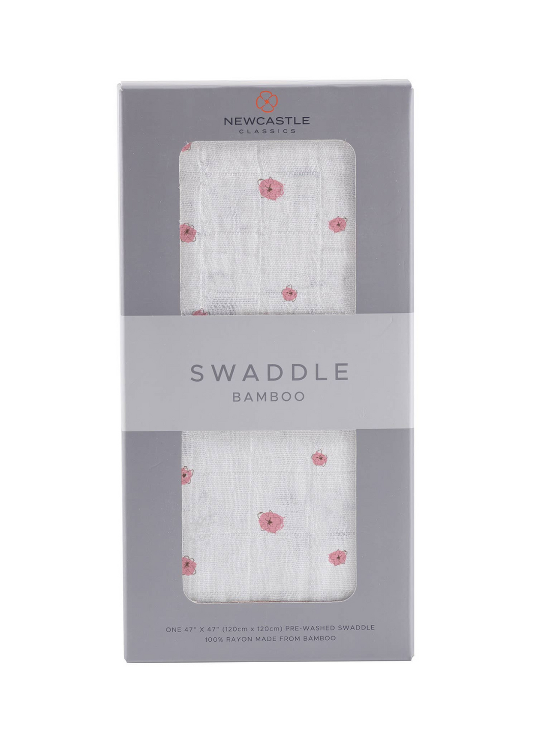 Pink Flower Swaddle